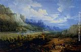 Lucas Van Uden Canvas Paintings - Landscape With Herdsmen And Their Sheep